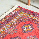 Tribal Rug 87×66cm 手織りトライバルラグ トルクメン 
