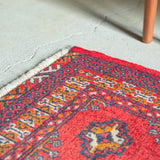 トライバル ラグ 87×66cm イラン手織り 一点物