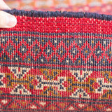 トライバル ラグ 87×66cm イラン手織り 一点物