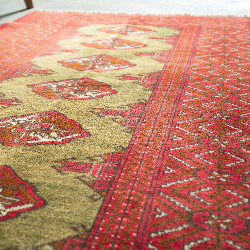 Tribal Rug 145×100cm 手織りトライバルラグ トルクメン | G.E.M