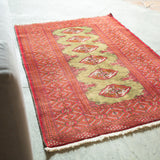 Tribal Rug 145×100cm 手織りトライバルラグ トルクメン