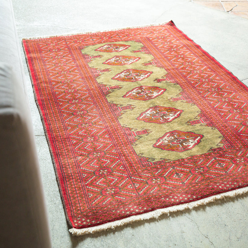 Tribal Rug 145×100cm 手織りトライバルラグ トルクメン | G.E.M