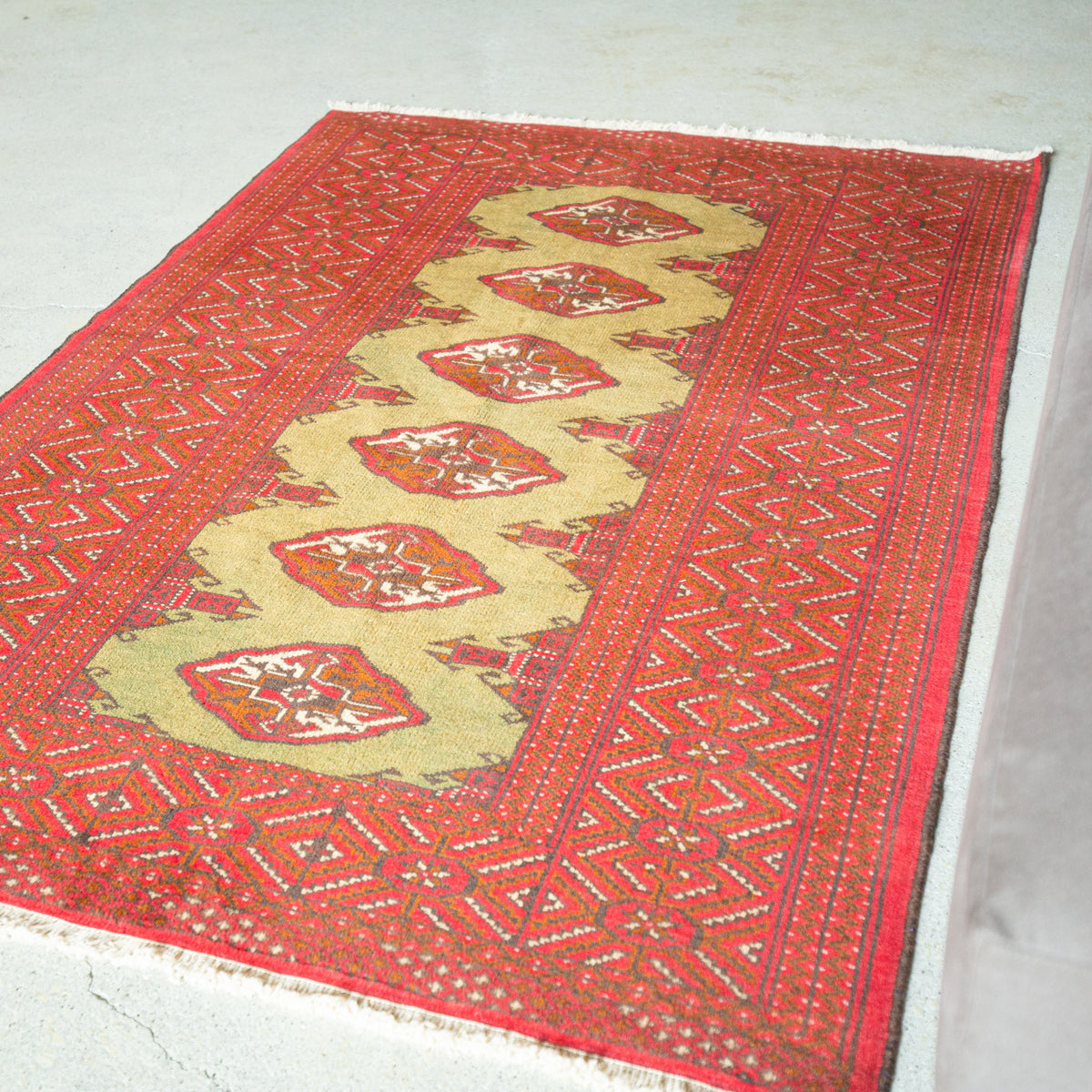 Tribal Rug 145×100cm 手織りトライバルラグ トルクメン | G.E.M