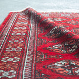トライバル ラグ 130×96cm イラン手織り 一点物
