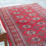 トライバル ラグ 130×96cm イラン手織り 一点物