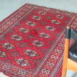 トライバル ラグ 130×96cm イラン手織り 一点物