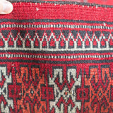 トライバル ラグ 130×96cm イラン手織り 一点物