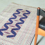 トライバル ラグ 104×74cm イラン手織り 一点物