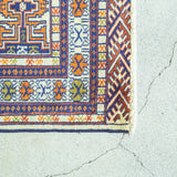 トライバル ラグ 112×86cm イラン手織り 一点物