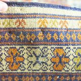 トライバル ラグ 112×86cm イラン手織り 一点物