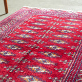 Tribal Rug 115×80cm 手織りトライバルラグ トルクメン
