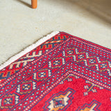 Tribal Rug 115×80cm 手織りトライバルラグ トルクメン