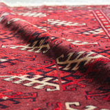 Tribal Rug 110×78cm 手織りトライバルラグ トルクメン