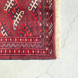 Tribal Rug 110×78cm 手織りトライバルラグ トルクメン