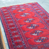 トライバル ラグ 100×83cm イラン手織り 一点物