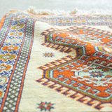 トライバル ラグ 89×67cm イラン手織り 一点物