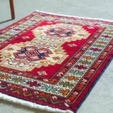 トライバル ラグ 86×66cm イラン手織り 一点物