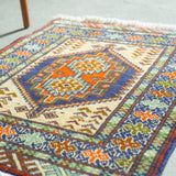 トライバル ラグ 83×66cm イラン手織り 一点物