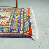 トライバル ラグ 83×66cm イラン手織り 一点物