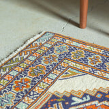 トライバル ラグ 95×65cm イラン手織り 一点物