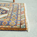 トライバル ラグ 95×65cm イラン手織り 一点物
