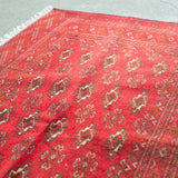 トライバル ラグ 122×65cm イラン手織り 一点物