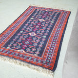 トライバル ラグ 148×86cm イラン手織り 一点物