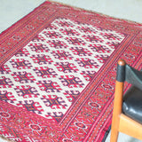 トライバル ラグ 128×100cm イラン手織り 一点物