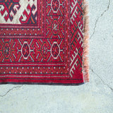 トライバル ラグ 128×100cm イラン手織り 一点物