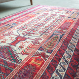 トライバル ラグ 180×100cm イラン手織り 一点物