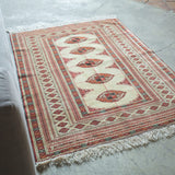 Tribal Rug 140×100cm 手織りトライバルラグ トルクメン