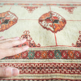 Tribal Rug 140×100cm 手織りトライバルラグ トルクメン