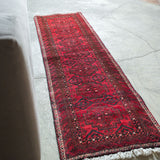 トライバル ラグ 178×50cm イラン手織り 一点物
