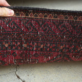 トライバル ラグ 178×50cm イラン手織り 一点物