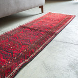 トライバル ラグ 178×50cm イラン手織り 一点物