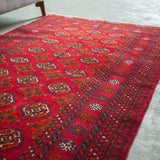 トライバル ラグ 180×114cm イラン手織り 一点物
