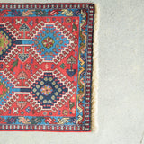 トライバル ラグ 88×64cm イラン手織り 一点物