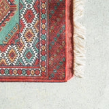 トライバル ラグ 78×62cm イラン手織り 一点物
