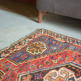 トライバル ラグ 156×102cm イラン手織り 一点物