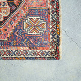 トライバル ラグ 156×102cm イラン手織り 一点物