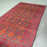 トライバル ラグ 200×105cm イラン手織り 一点物