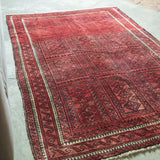 トライバル ラグ 175×122cm イラン手織り 一点物