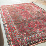 トライバル ラグ 195×140cm イラン手織り 一点物