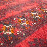 トライバル ラグ 221×125cm イラン手織り 一点物
