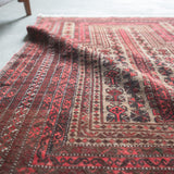 トライバル ラグ 156×100cm イラン手織り 一点物