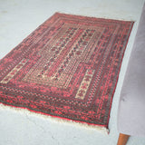 トライバル ラグ 156×100cm イラン手織り 一点物