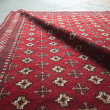 トライバル ラグ 217×140cm イラン手織り 一点物