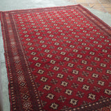 トライバル ラグ 217×140cm イラン手織り 一点物