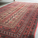 トライバル ラグ 148×94cm イラン手織り 一点物