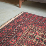 トライバル ラグ 148×94cm イラン手織り 一点物